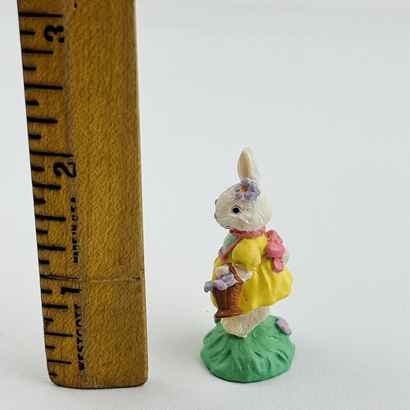 Cottontail Lane Flower Girl Bunny Figurine Easter Spring Midwest of Cannon Falls - Picture 4 of 5
